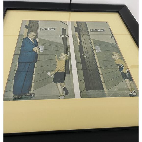 Saturday Evening Post Print - February 7 1959 The Principal - Sargent, vintage - Picture 4 of 16